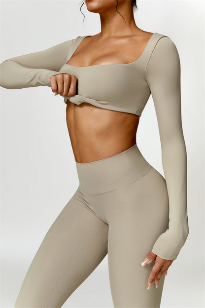Olivia Crop Top Leggings 2-Piece Set