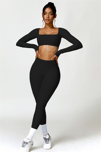Olivia Crop Top Leggings 2-Piece Set