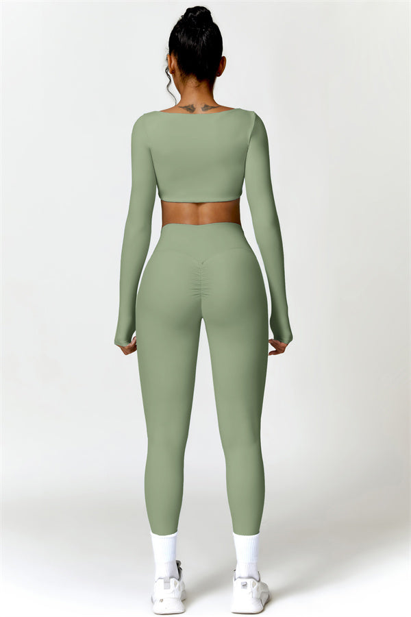 Olivia Crop Top Leggings 2-Piece Set