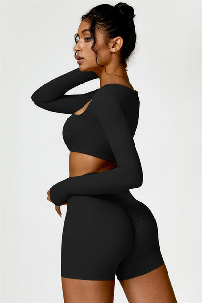 Olivia Crop Top Shorts 2-Piece Set