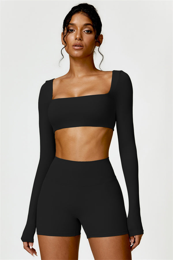 Olivia Crop Top Shorts 2-Piece Set