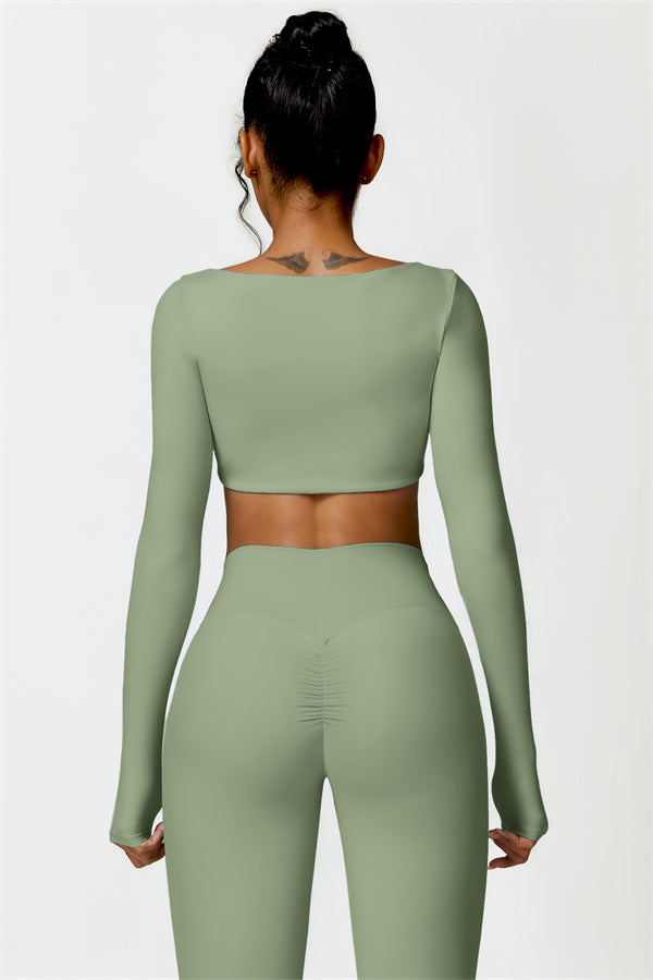 Olivia Crop Top Leggings 2-Piece Set