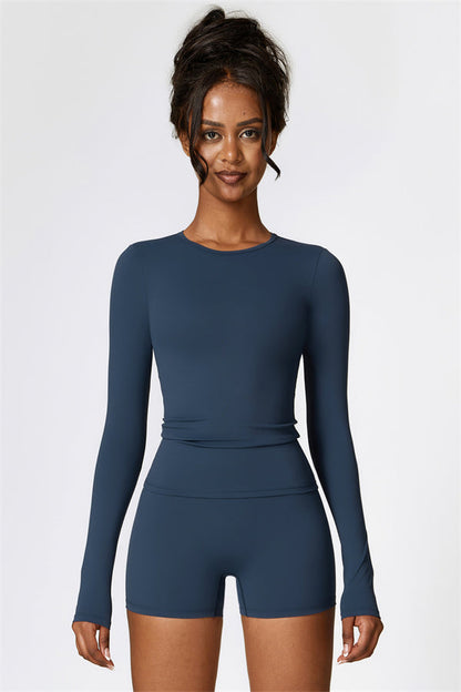 The Isabella Long Sleeve T-shirt Shorts 2-Piece Set