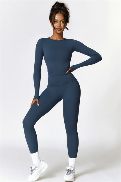 The Isabella Long Sleeve T-shirt Leggings 2-Piece Set