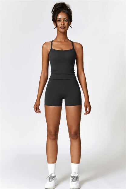 The Isabella Crop Top Shorts 2-Piece Set