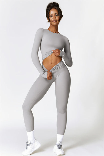 The Isabella Long Sleeve T-shirt Leggings 2-Piece Set
