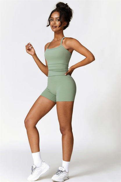 The Isabella Crop Top Shorts 2-Piece Set