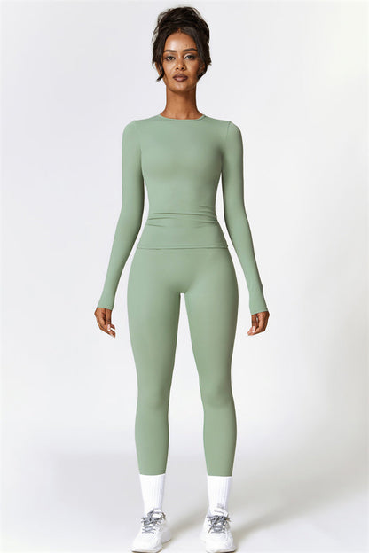 The Isabella Long Sleeve T-shirt Leggings 2-Piece Set