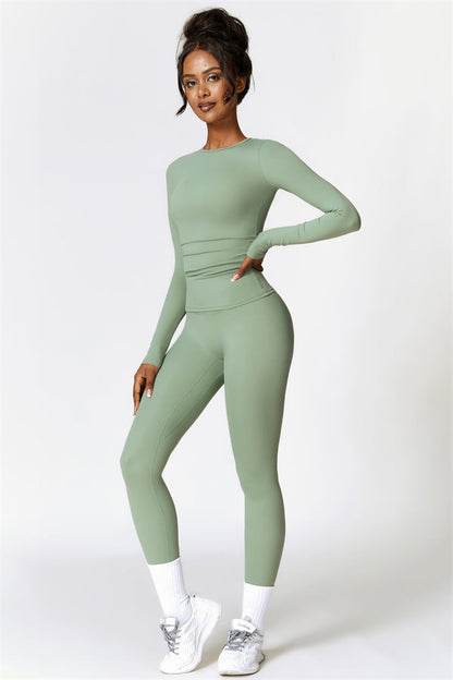 The Isabella Long Sleeve T-shirt Leggings 2-Piece Set