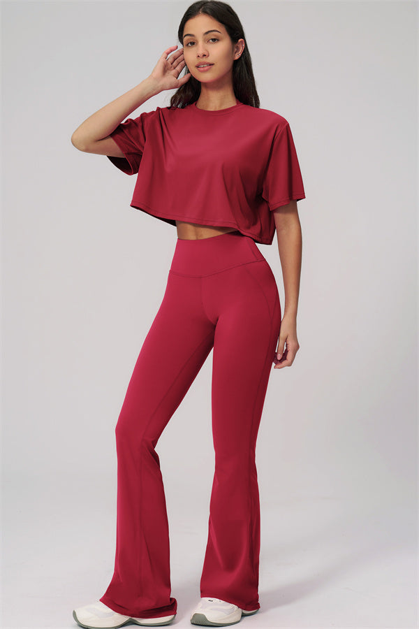 The Bold T-shirt Flared Leggings 2-Piece Set