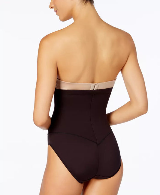 Maidenform Womens Flexees Firm Control High Waist Brief Panty in Black, Small