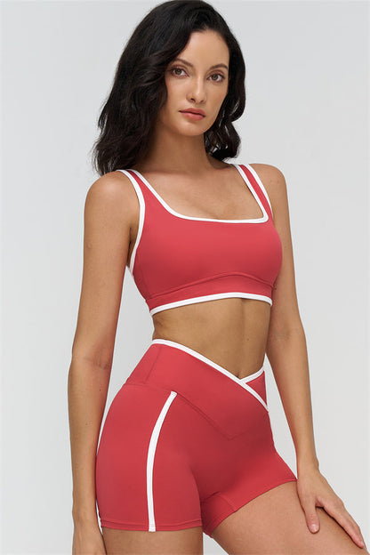 The Crave Sports Bra Shorts 2-Piece Set