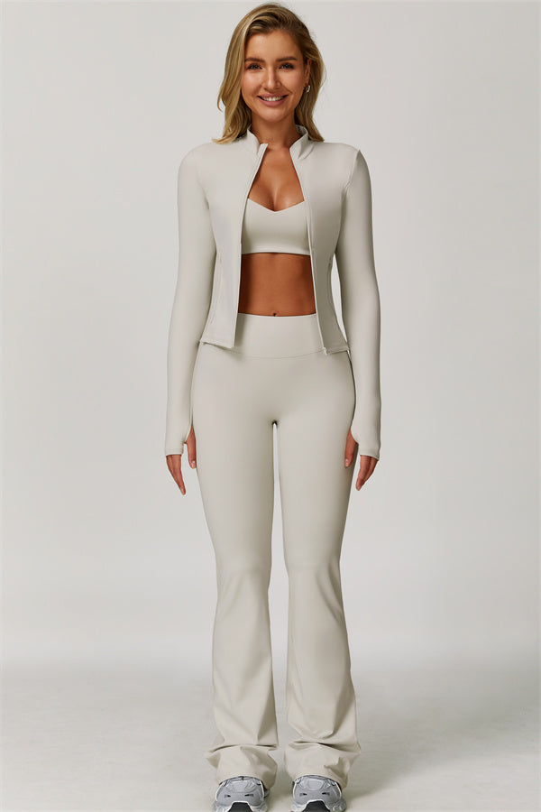 The Refresh Sports Bra Flared Leggings 2-Piece Set