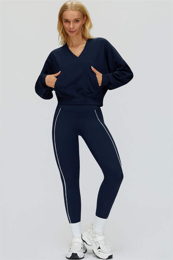 The Whisper V-Neck Hoodie