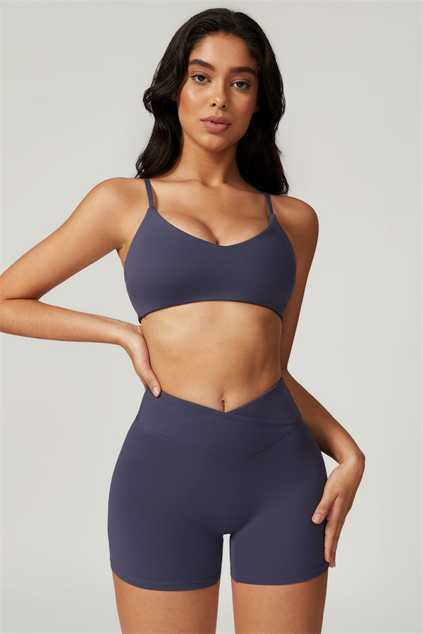 The Sophia Sports Bra Shorts 2-Piece Set