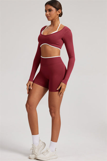 The Elevate Long Sleeve Crop top