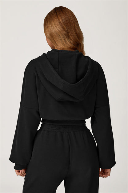 The Axis Crop Hoodie