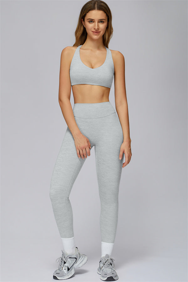 The Radiance Racerback Sports Bra Leggings 2-Piece Set