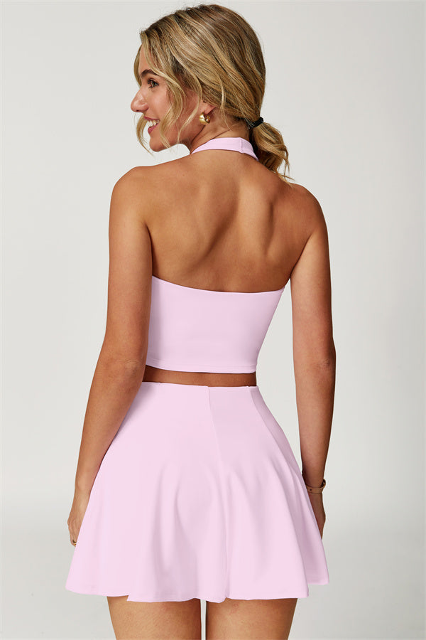 The Boost Halter Crop Top