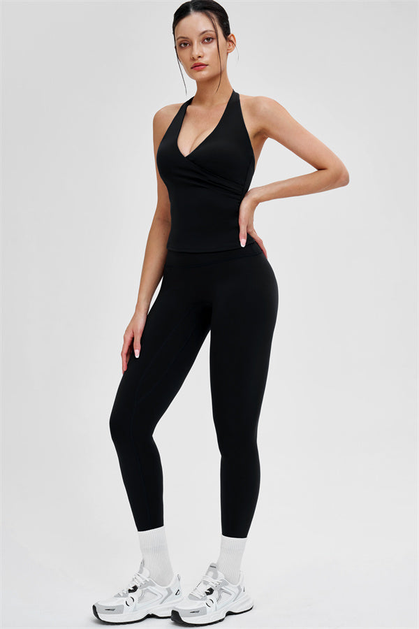 The Stride Crop Top Isabella Leggings 2-Piece Set
