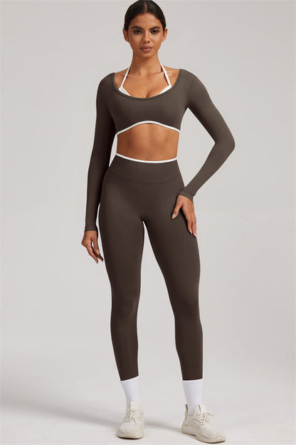 The Elevate Long Sleeve Crop top