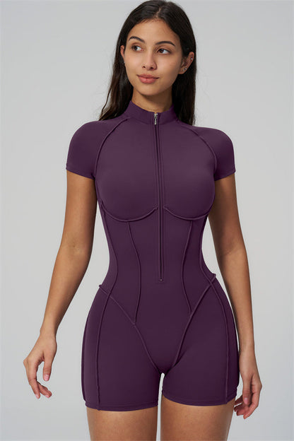 The Anew Zipper Romper