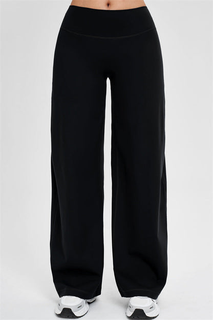 The Stride Crop Top Straight Leg Pants 2-Piece Set