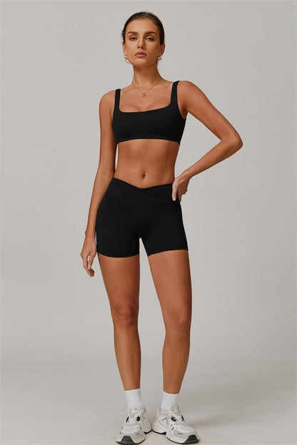 The Halo Sports Bra Shorts 2-Piece Set