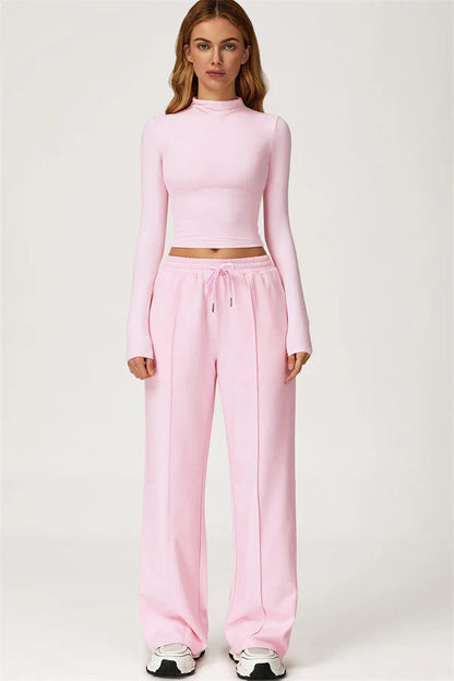 The Motion Crop Top Sweatpants 2-Piece Set