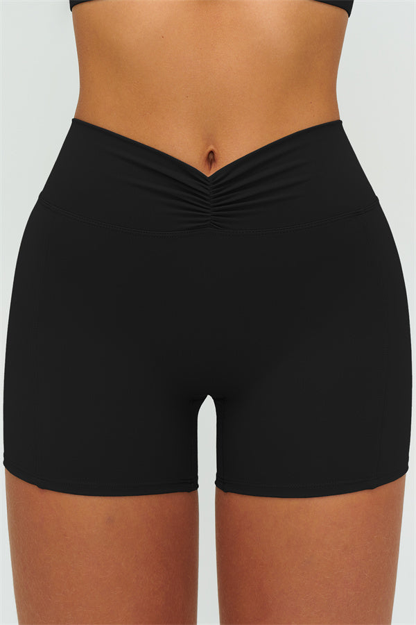 The Lushness V-Back Sports Bra Shorts 2-Piece Set