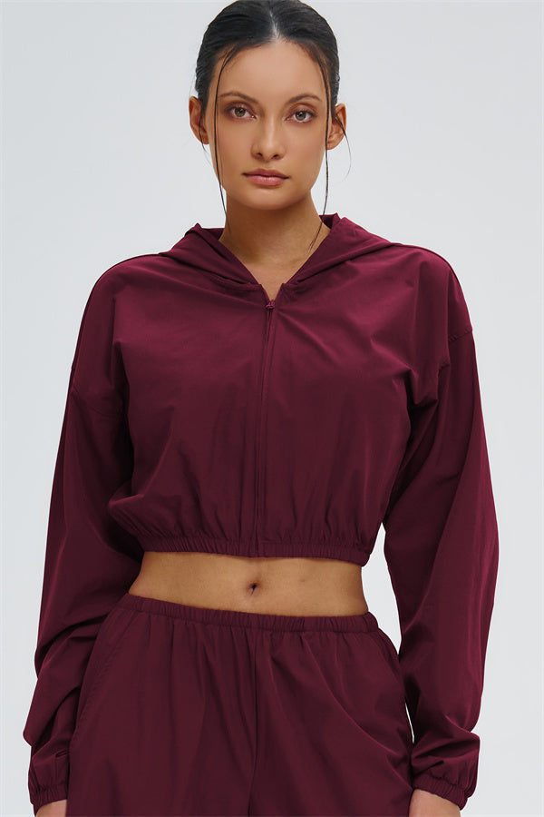 The Svelte UV protection Crop Hoodie