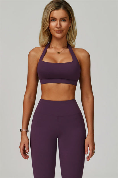 The Bold Halter Sports Bra Leggings 2-Piece Set