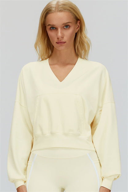 The Whisper V-Neck Hoodie