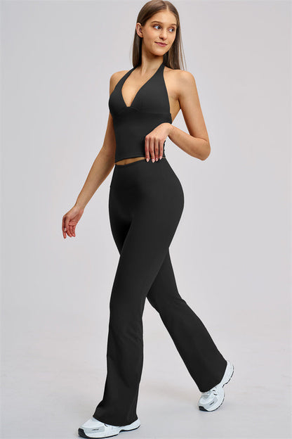 The Zestful Tank Top Flared Leggings 2-Piece Set