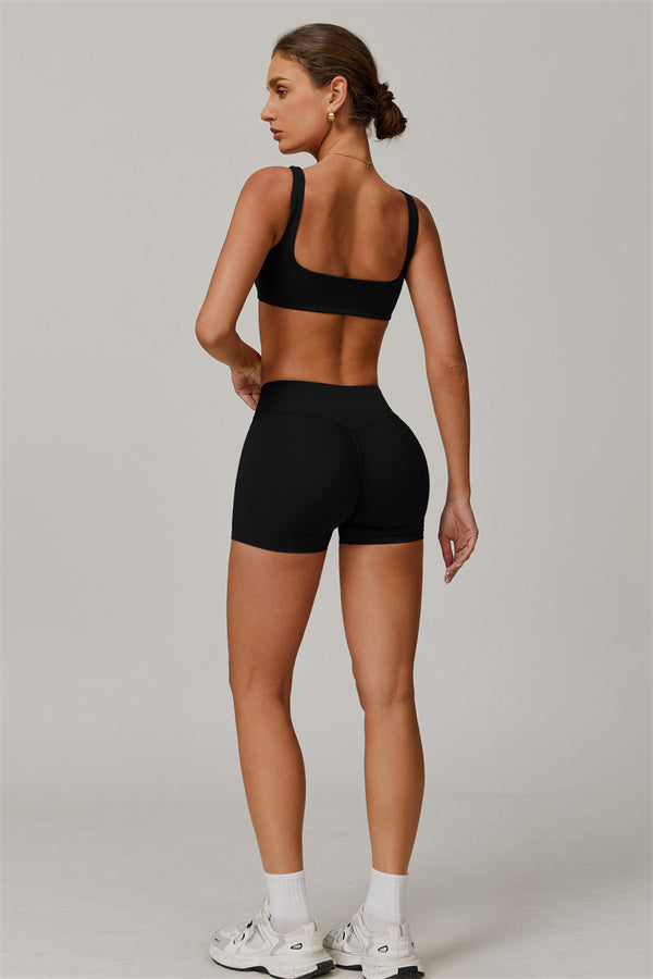 The Halo Sports Bra Shorts 2-Piece Set