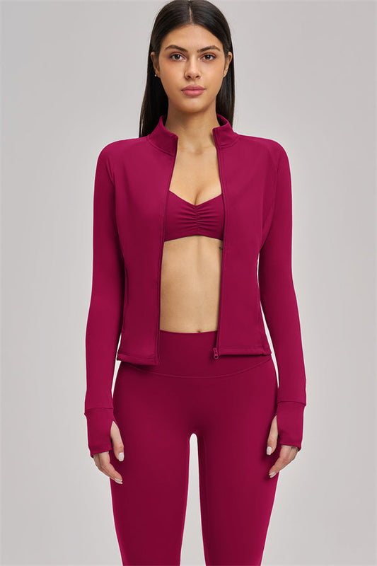 The Swoon Jacket Sports Bra Leggings 3-Piece Set
