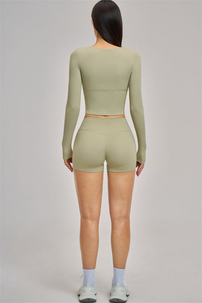 The Swoon Long Sleeve Crop top