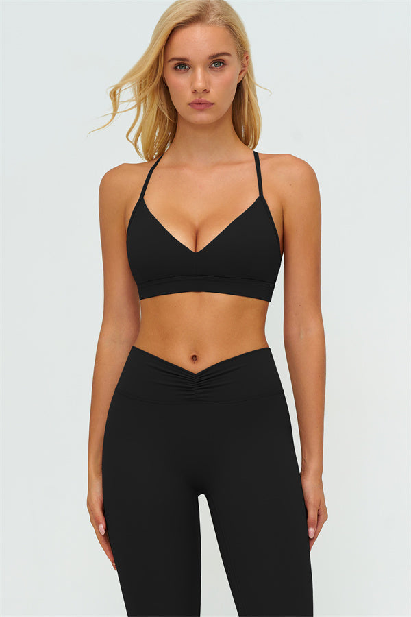 The Lushness Y-Back Sports Bra Leggings 2-Piece Set