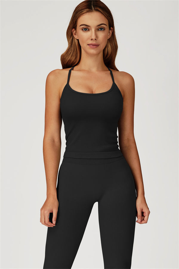 The Sculpt Crop Top Leggings 2-Piece Set