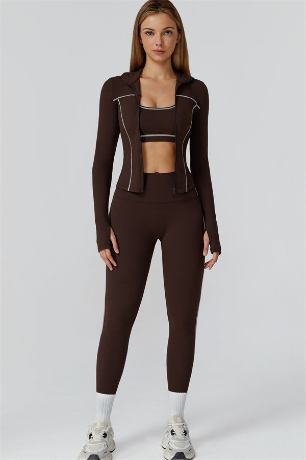 The Venus Zip Top Leggings 2-Piece Set