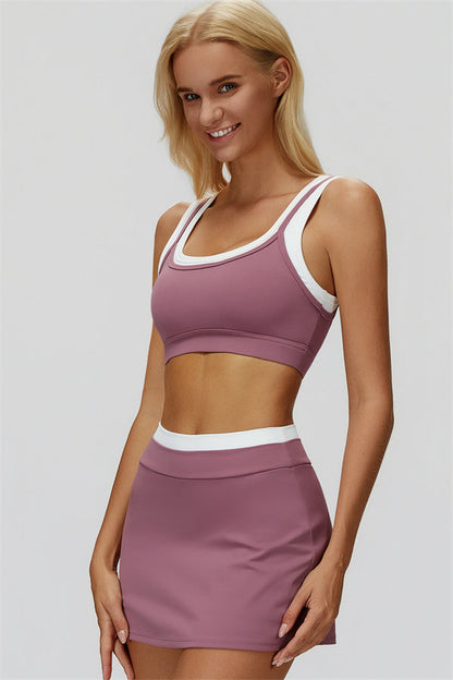The Canyon Sports Bra Skirt 2-Piece Set