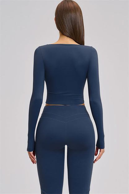 The Stride Long Sleeve T-shirt Flared Leggings 2-Piece Set
