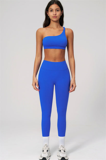 The Empower One-Shoulder Sports Bra