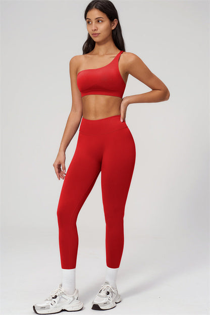 The Empower One-Shoulder Sports Bra Leggings 2-Piece Set
