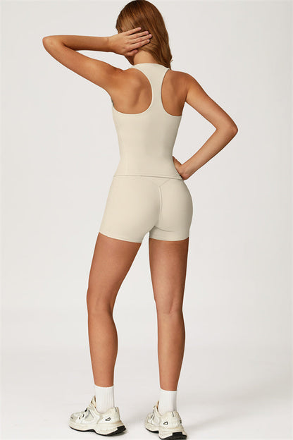 The Glacier Crop Tank Shorts 2-Piece Set