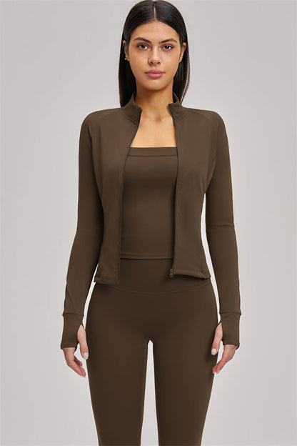 The Swoon Jacket Tank Top Leggings 3-Piece Set