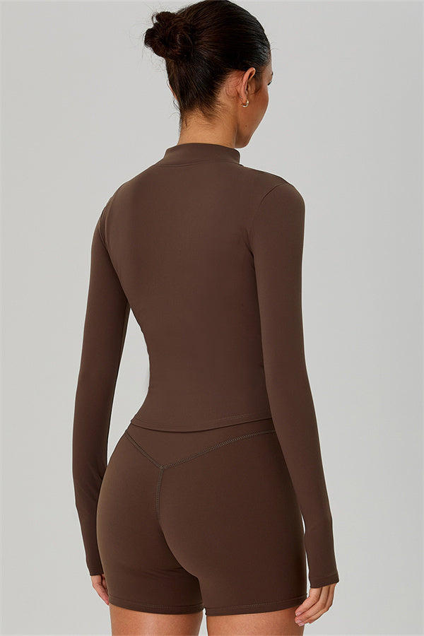 The Jewel Zip Jacket Shorts 2-Piece Set