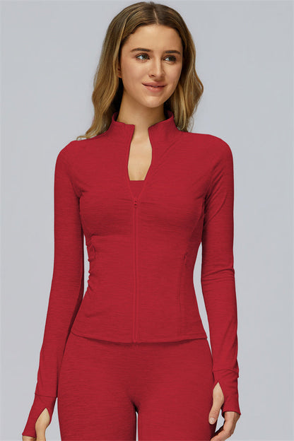 The Radiance Jacket Racerback Sports Bra Leggings 3-Piece Set