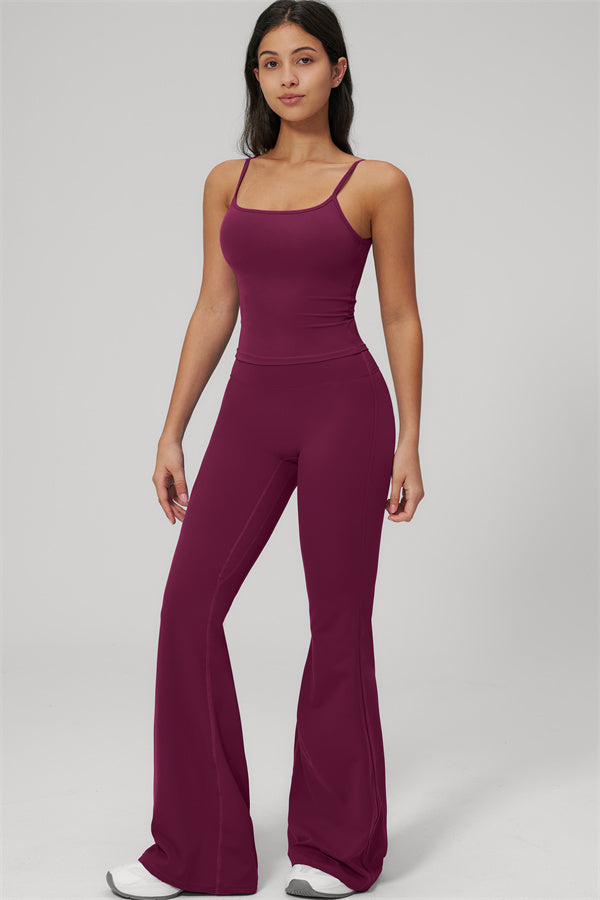 The Rapture Tank Top Flared Leggings 2-Piece Set