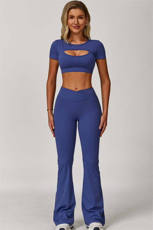 The Lavish Cut-out Crop Top